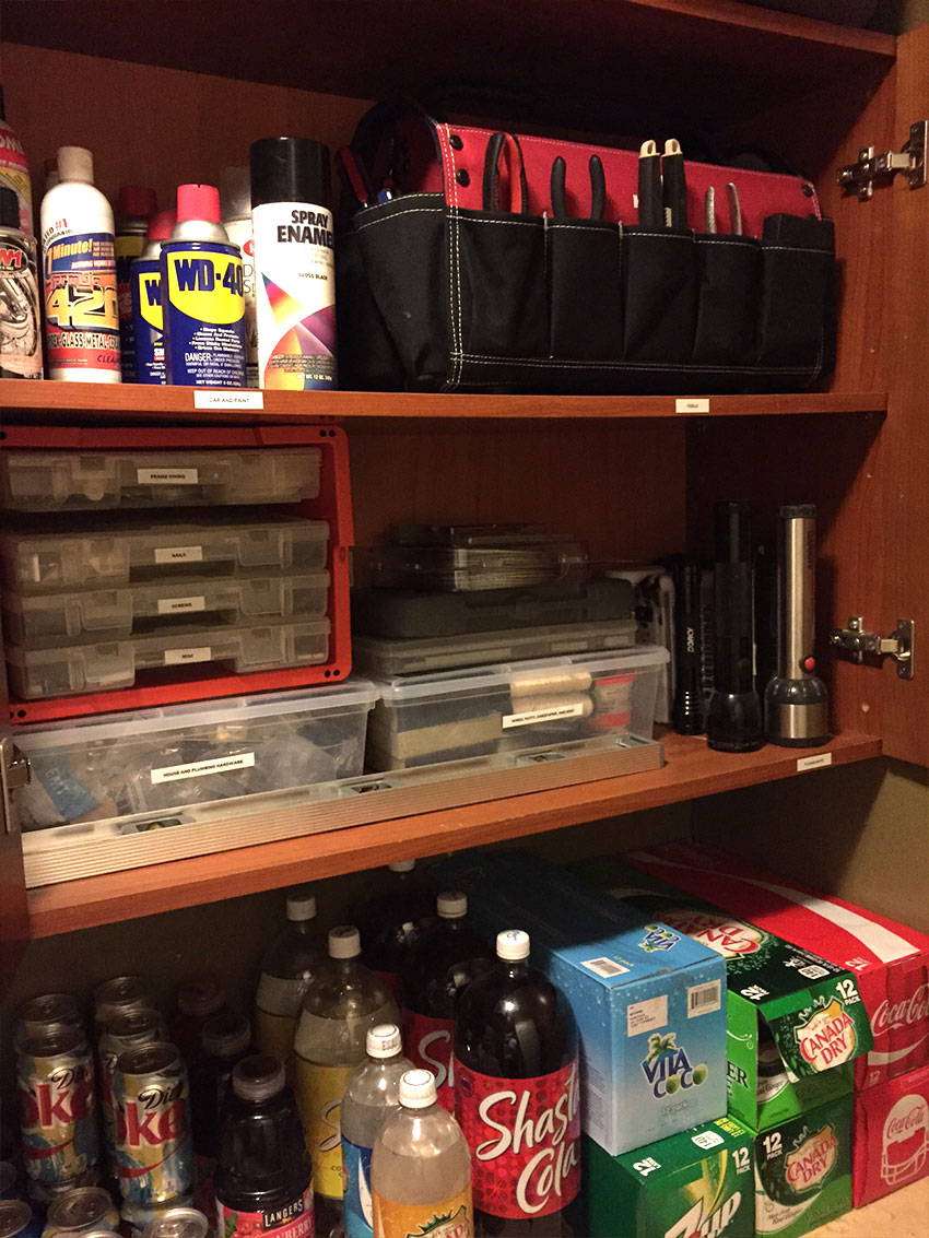 Storage Closet & Tools Organization